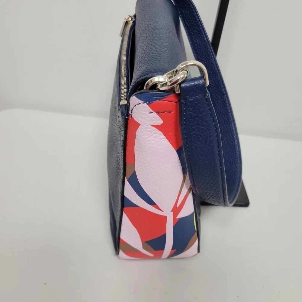 Kate Spade Kailee Medium Flap Tropical Toss Shoulder Bag.